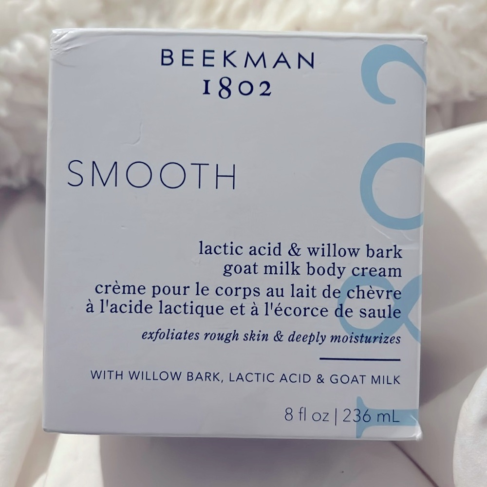 NWT Beekman 1802 Smooth Lactic Acid Goat Milk Body Cream